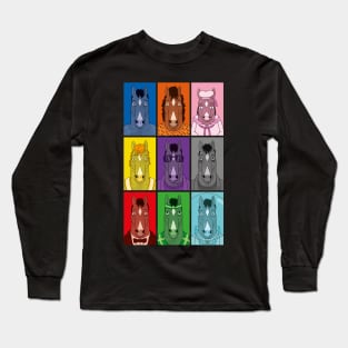 Bojack Horseman Colors Long Sleeve T-Shirt